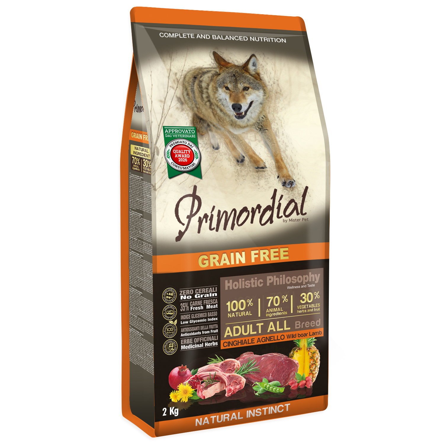 Primordial PGF Adult Wild Boar & Lamb 12kg