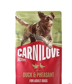 Carnilove Dog Active Dry Duck&Pheasant Adult AB 1,5kg