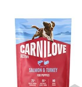 Carnilove Dog Active Dry Salmon&Turkey Puppies 1,5kg