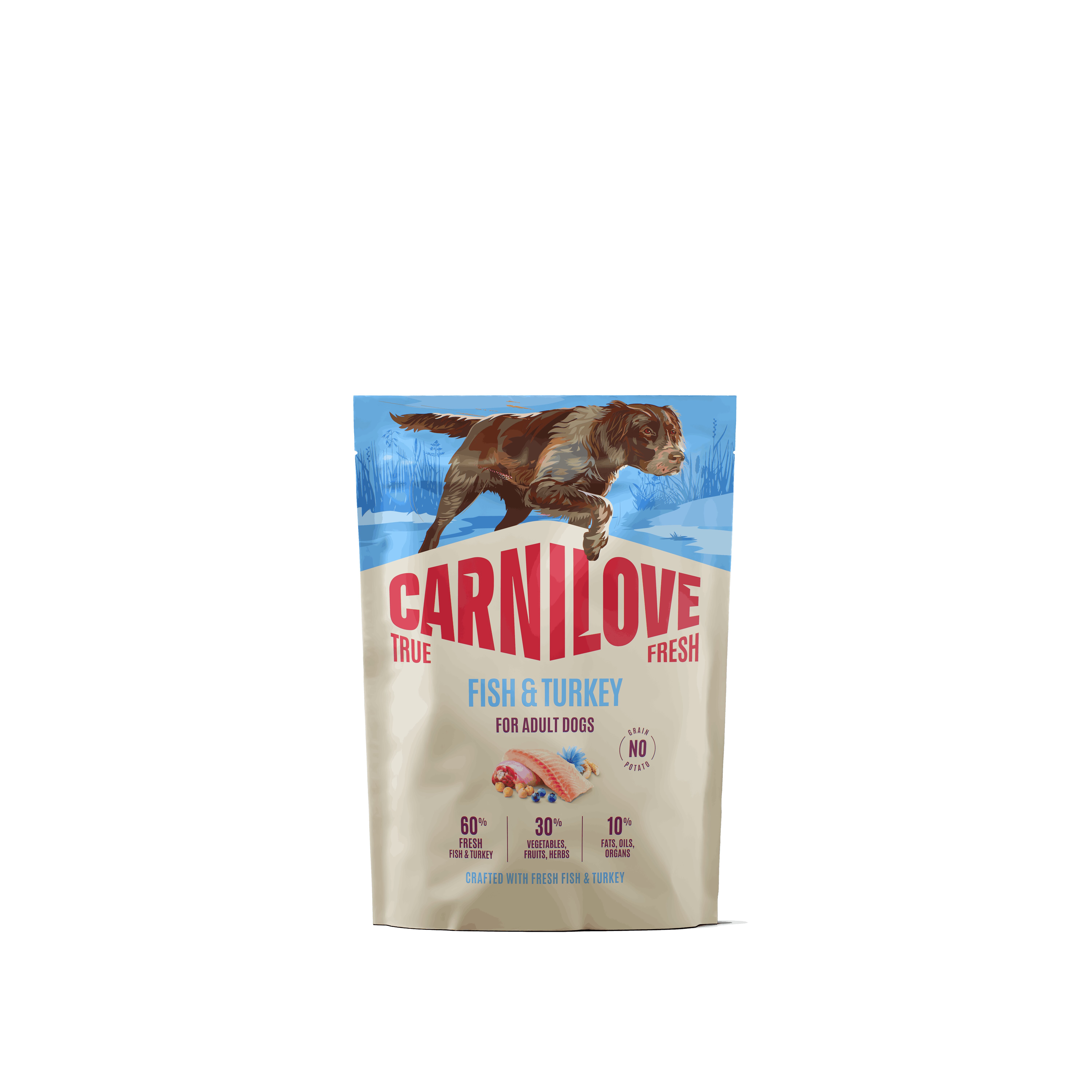 Carnilove Dog True Fresh Dry Fish&Turkey Adult AB 1,5kg
