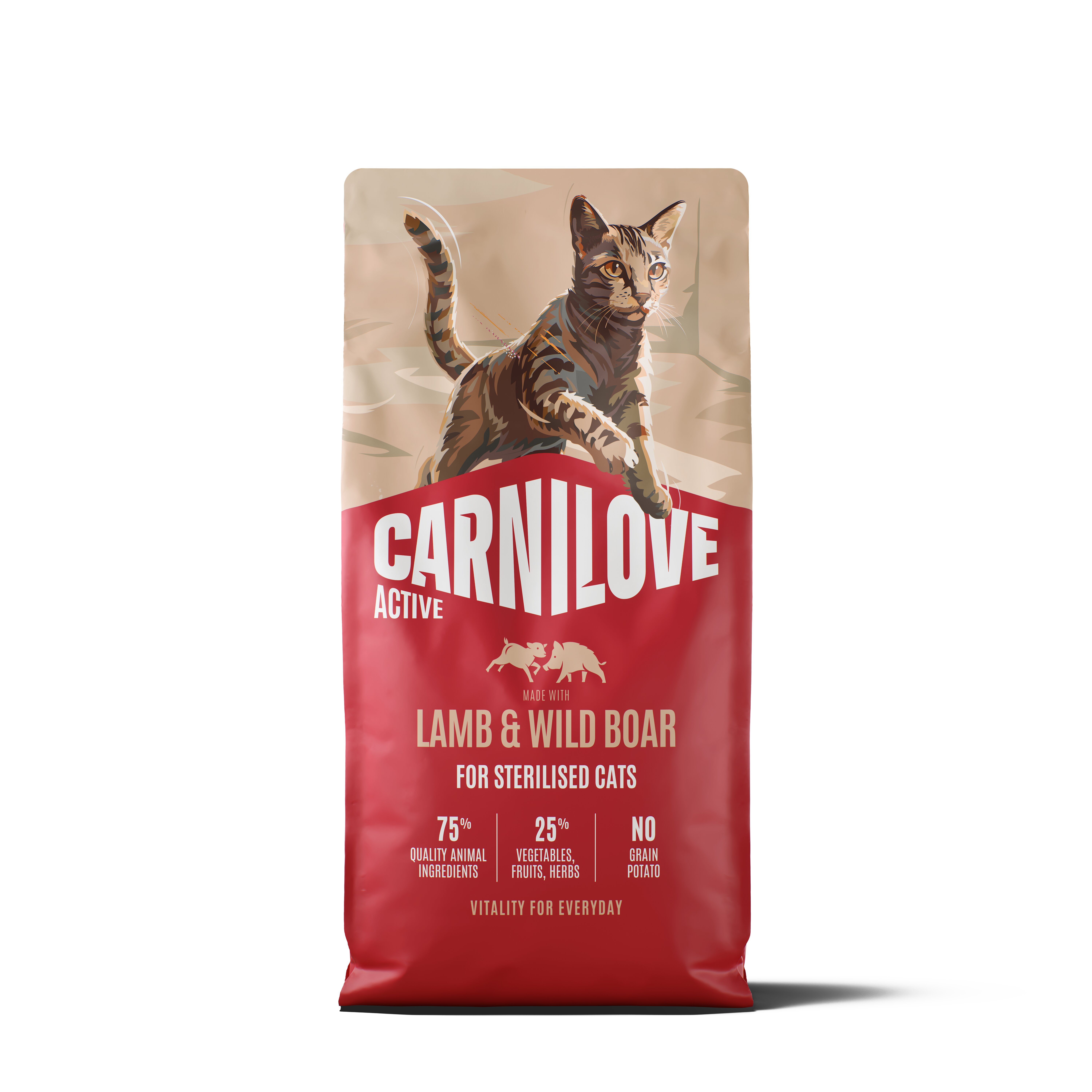 Carnilove Cat Active Dry Lamb& Wild Steril.Ad.AB 400g
