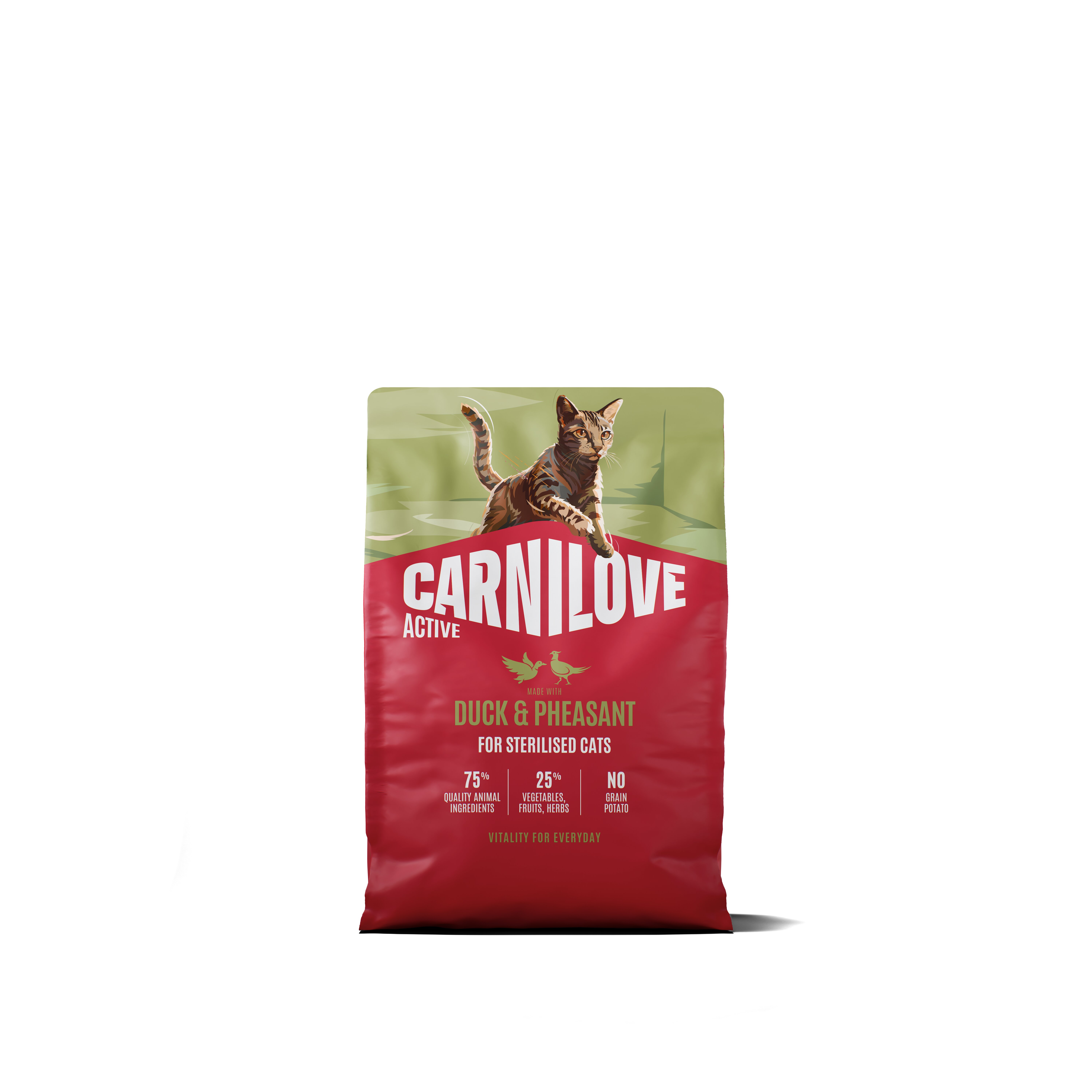Carnilove Cat Active Dry Duck&Pheas.Steril.Ad.AB 2kg