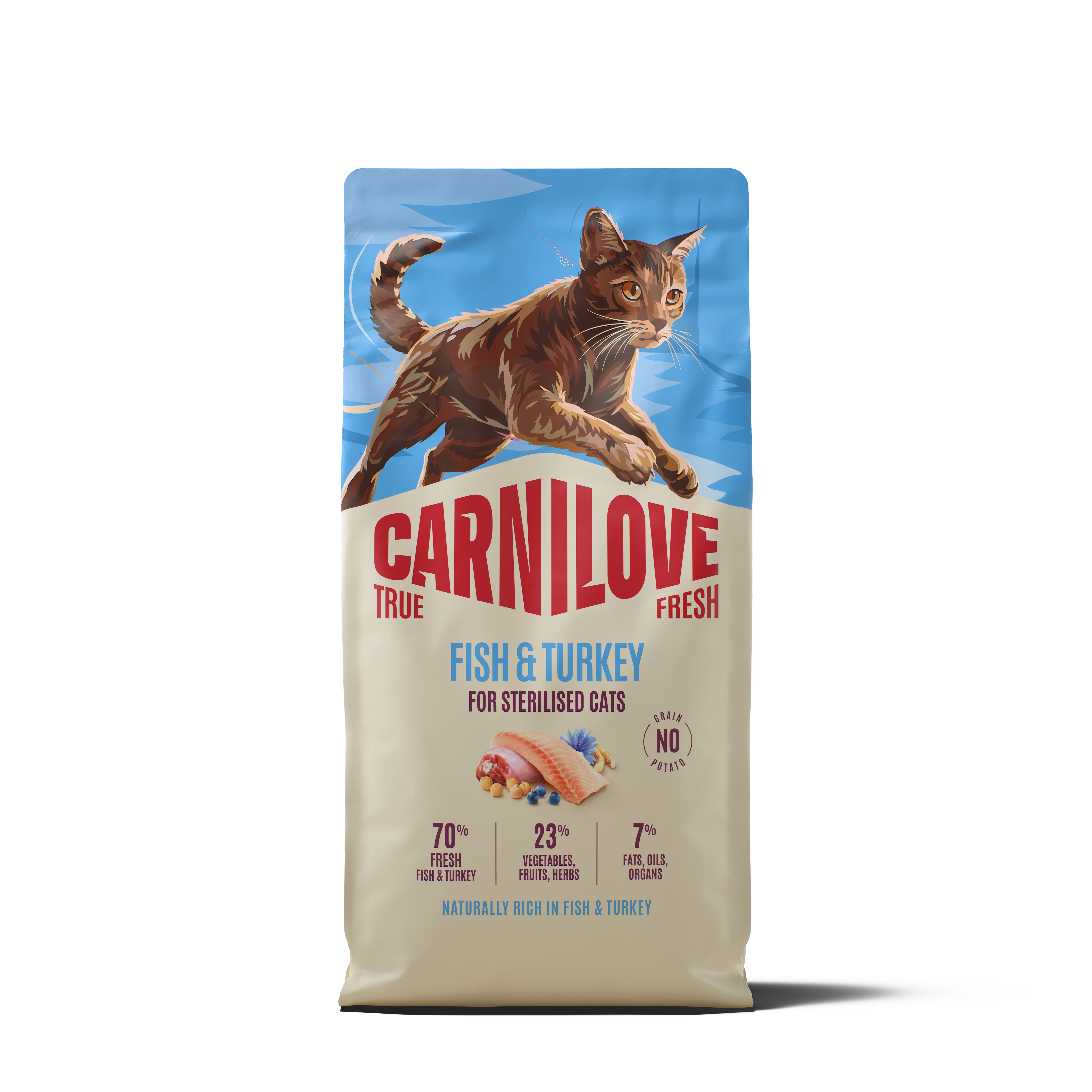 Carnilove Cat True Fresh Dry Fish&Turk.Ster.Ad.AB 2kg