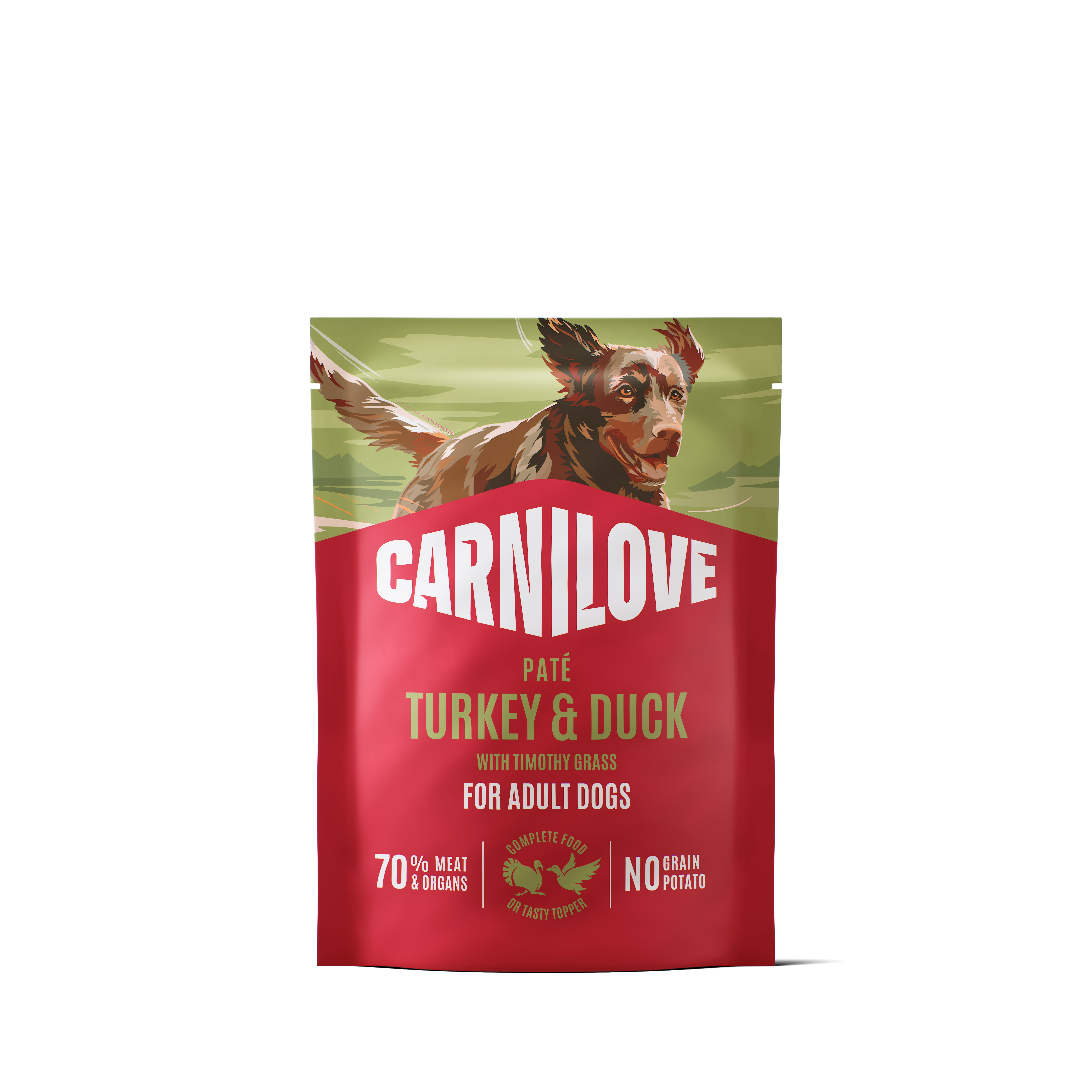 Carnilove Dog Pouch Paté Turkey&Duck+Timothy 300g