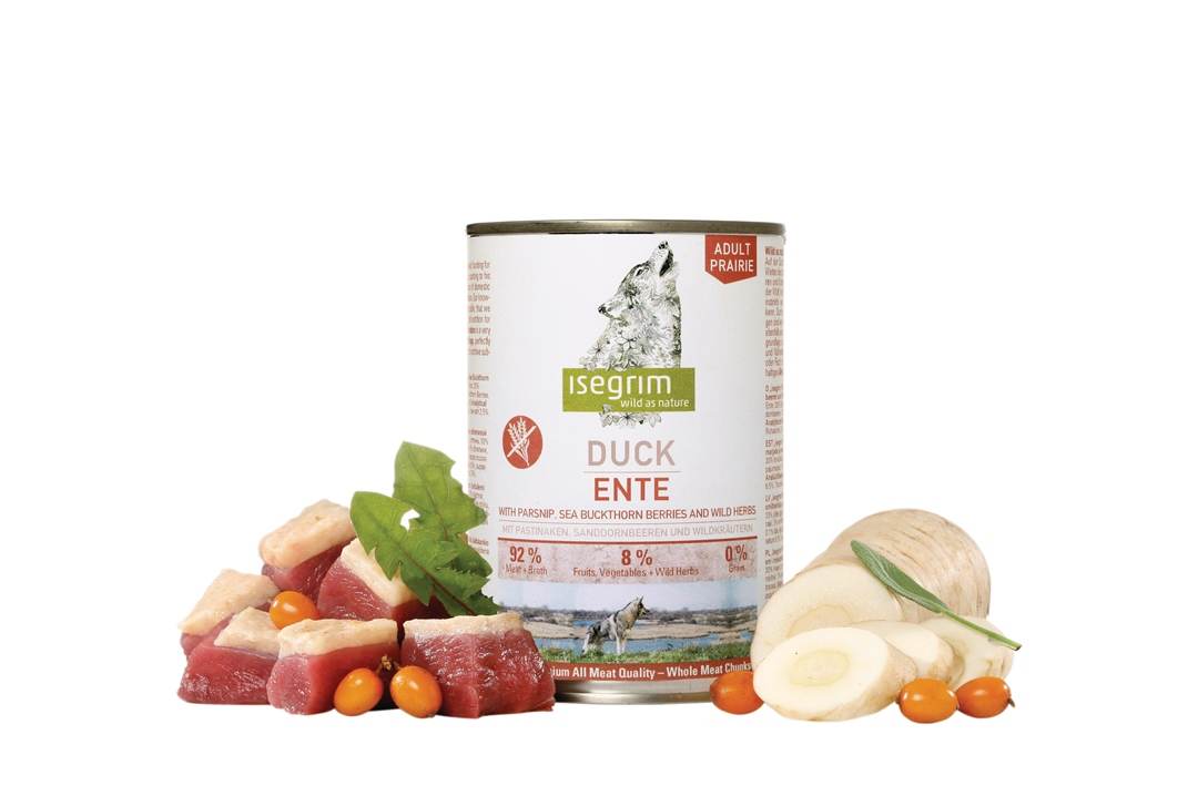 ISEGRIM Adult Prairie: Kachna s pastinákem, rakytníkem a bylinkami 400 g