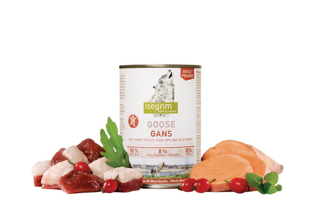 ISEGRIM Adult Prairie: Husa s batáty, šípkem a bylinkami 400 g