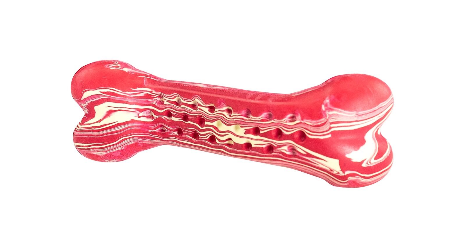 Antibakteriální dentální kost s vůní hovězího steaku HipHop přírodní guma 11 cm