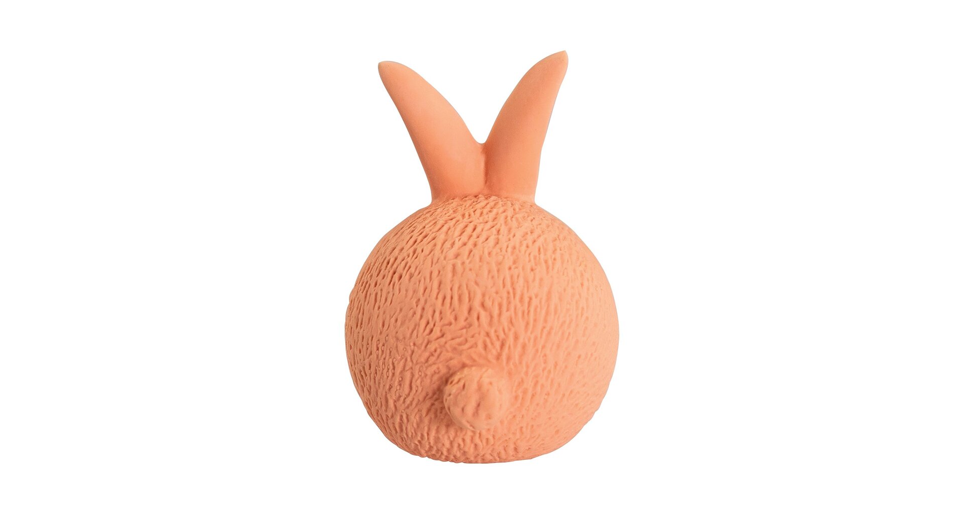Oranžový míč zajíček se zvukem 5 cm, latex, HipHop