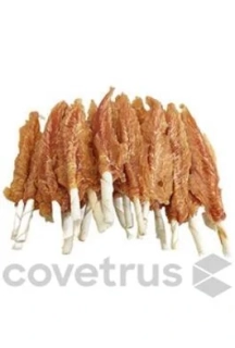 Pochoutka Kuřecí filety na tyčce z buvolí kůže18cm500g