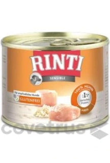 Rinti Dog Sensible konzerva kuře+rýže 185g