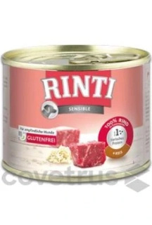 Rinti Dog Sensible konzerva hovězí+rýže 185g