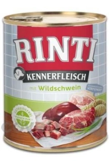 Rinti Dog Kennerfleisch konzerva divočák 800g