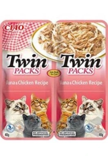 Churu Cat Twin Packs Tuna&Chicken in Broth 2x40g