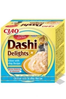 Churu Cat Dashi Delights Chicken with Scallop 70g