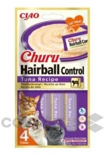 Churu Cat Hairball Tuna Recipe 4x14g