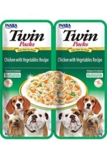 Churu Dog Twin Packs Chick&Veg. in Broth 2x40g