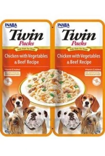Churu Dog Twin Packs Chick&Veg.&Beef in Broth 2x40g