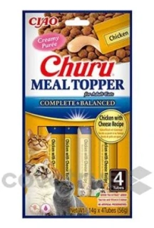 Churu Cat Meal Topper Chicken with Cheese Recipe 4x14g