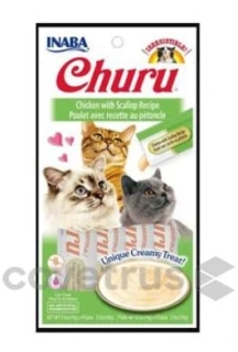 Churu Cat Chicken with Scallop 4x14g