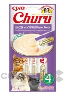 Churu Cat Chicken with Shrimp Flavour Recipe 4x14g