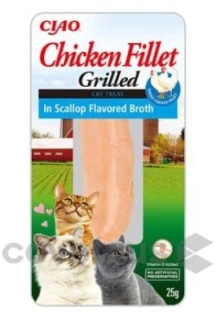 Churu Cat Chicken Fillet in Scallop Flavored Broth 25g 