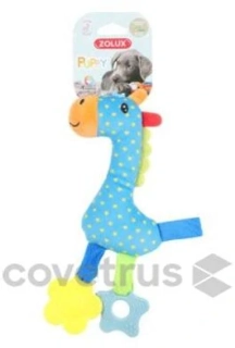 Hračka pes PUPPY Rio Žirafa plyš modrá Zolux