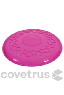 Hračka pes FRISBEE TPR POP 23 cm růžová Zolux