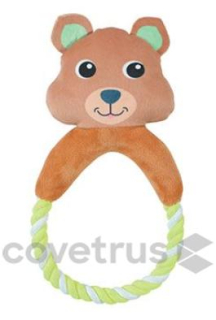 Hračka pes CALINOU QUOKKA ROPE plyš Zolux