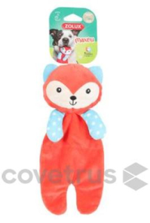 Hračka pes MAXOU Standing plyš oranžová Zolux