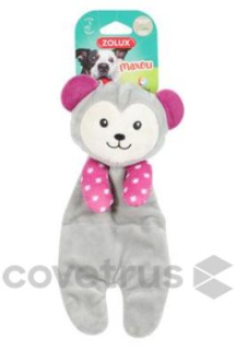 Hračka pes MAXOU Standing plyš šedá Zolux