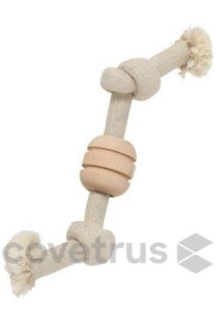 Hračka pes Přetahovadlo WILD Mix 2 uzly Zolux