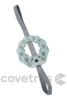 Hračka pes OUTDOOR TRP Kroužek khaki Zolux