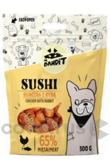 VetExpert Mr.Bandit pochoutka SUSHI kuře a ryba 500g
