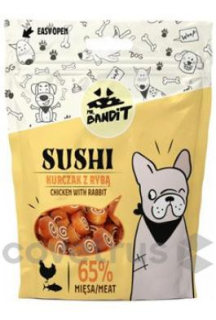 VetExpert Mr.Bandit pochoutka SUSHI kuře a ryba 80g