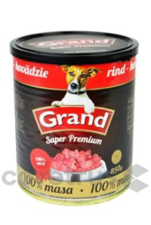 GRAND konz. Superpremium pes hovězí 850g