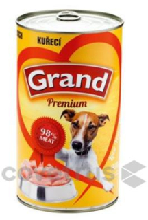 GRAND konz. pes drůbeží 1300g