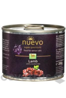 Nuevo kočka Senior Jehněčí s brusinkami konz. 200g