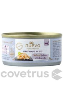 Nuevo kočka Handmade Losos s mrkví konz. 70g
