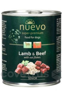 Nuevo pes Senior Jehněčí s ovesnými vl. konz. 800g