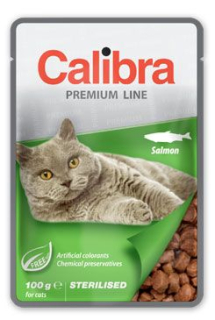 Calibra Cat Premium Sterilised Salmon 100g